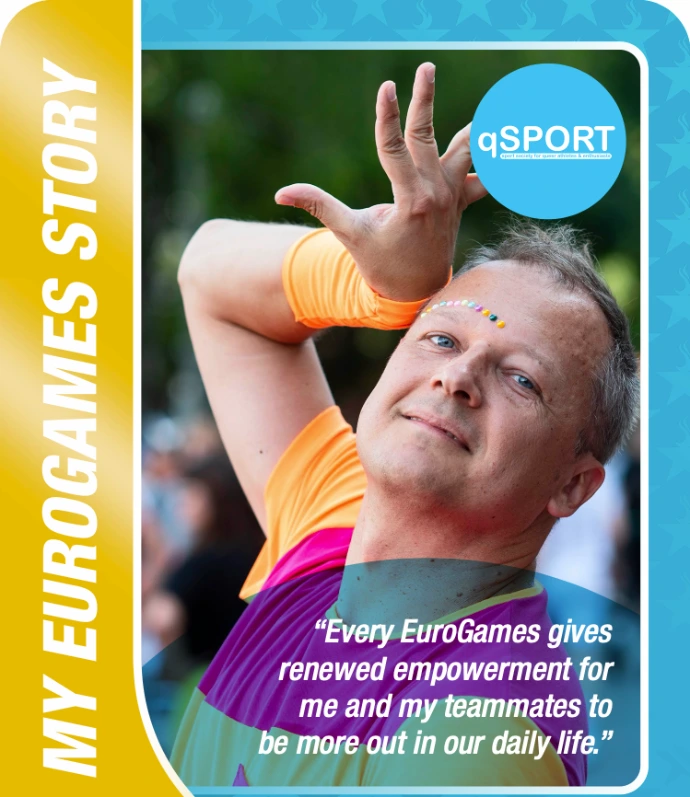 Charming diva in a my EuroGames Story -exhibition cover image