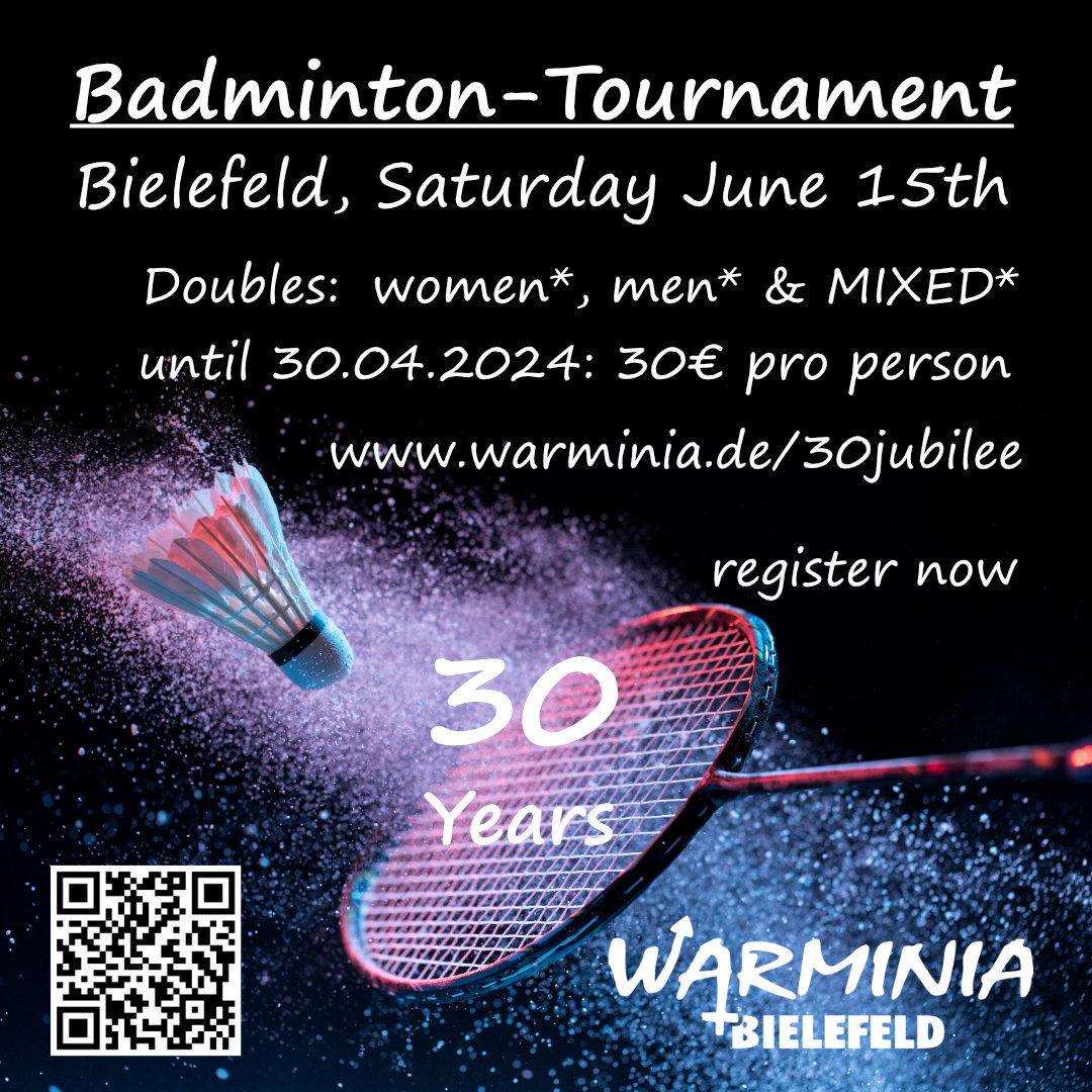 Badminton Tournament 30th anniversary EGLSF.info