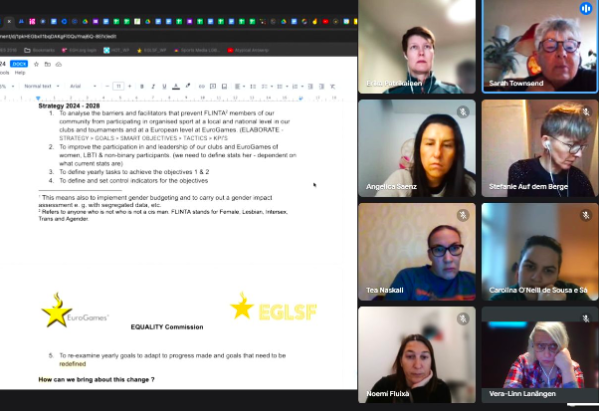 EGLSF’s Equality Commission