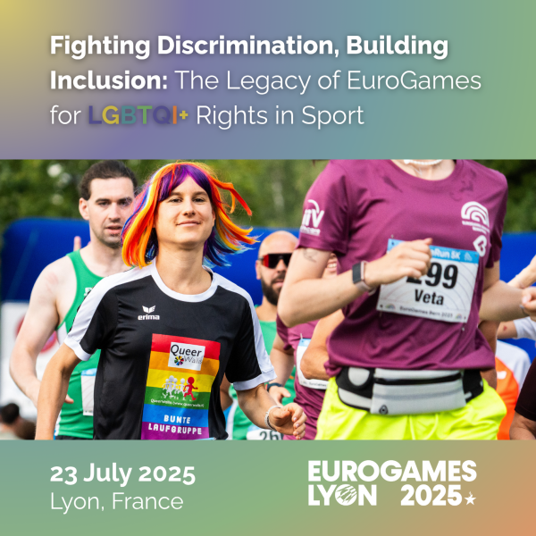 Fighting Discrimination, Building Inclusion The Legacy of EuroGames for LGBTQI+ Rights in Sport (Instagram Post)